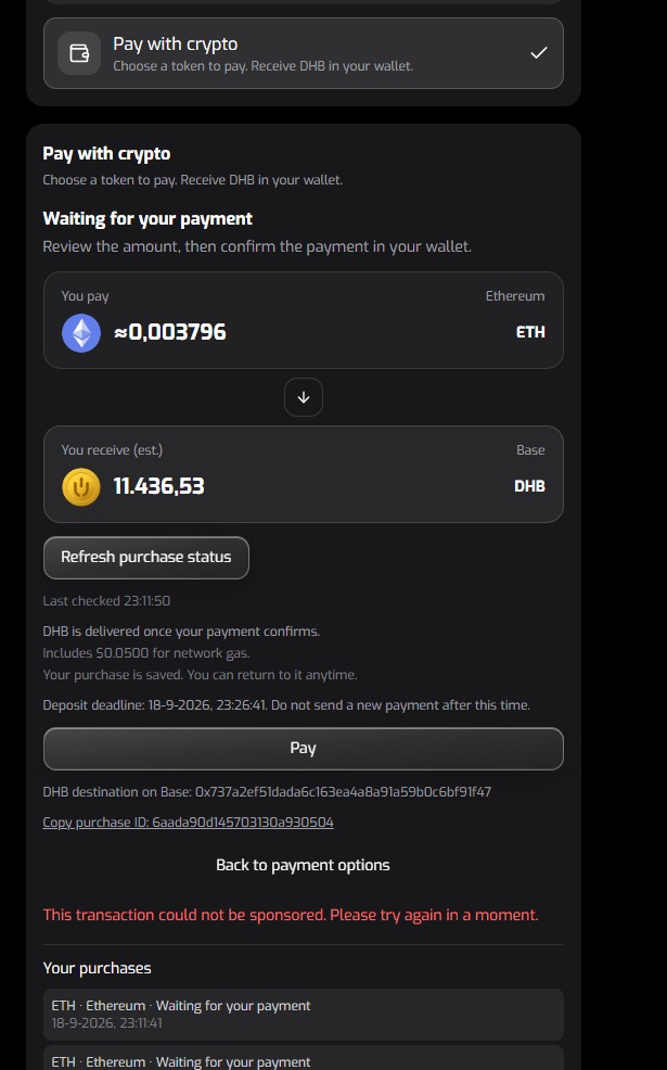 buy with ETH