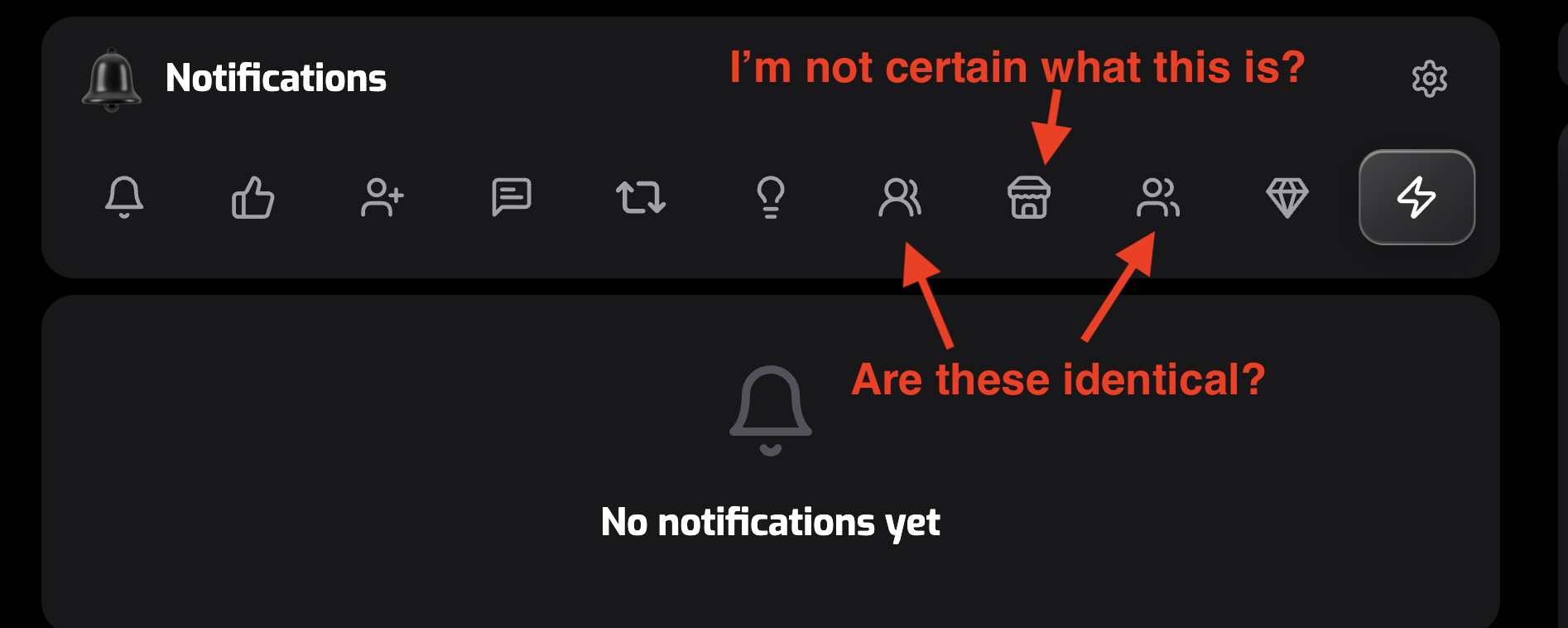 clarity in notification panel