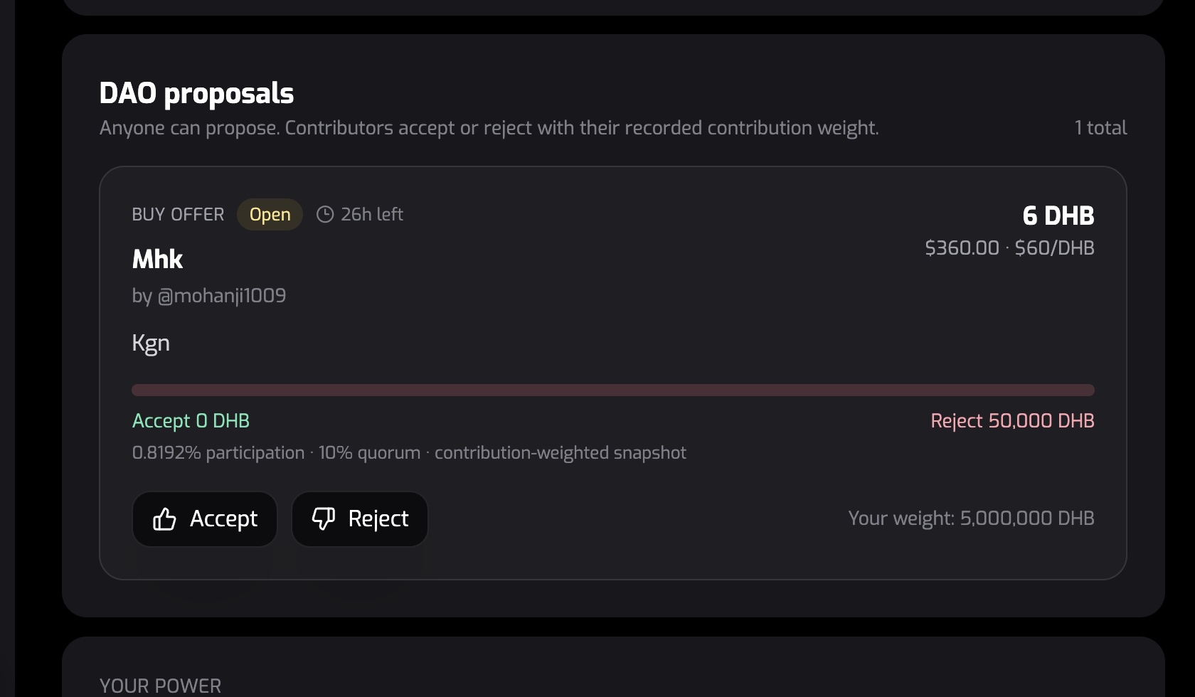 dao proposals should have place for follow up Q's / discussion