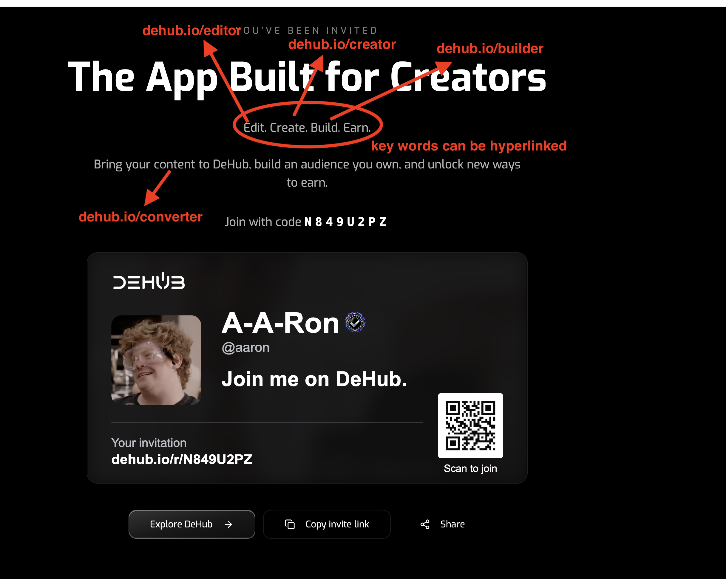 Multiple Affiliate Landing Page Destinations / Creator Tool CTAs