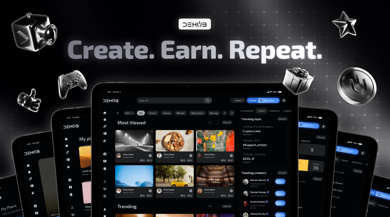 DeHub — Open Source, User Owned & Censorship Resistant Media